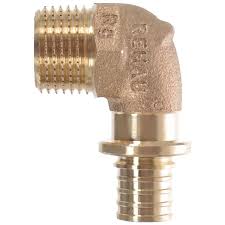 Угольник 16х1/2 нар. "REHAU" бронза — фото 1