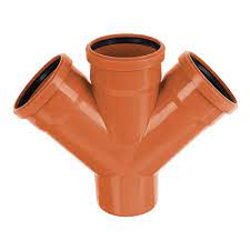 Крестовина 160х160х160х45 "ПЛАСТФИТИНГ" НАРУЖНАЯ — фото 1