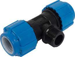 Тройник с нар. резбой 40х1 1/2"х40 ПНД "ПОЛИТЭК"